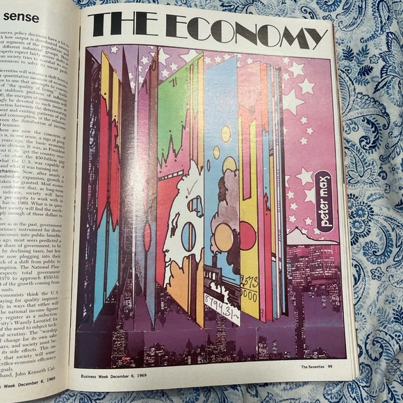 Peter Max Business Week Magazine